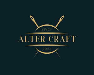 Sewing Needlecraft Tailor logo design