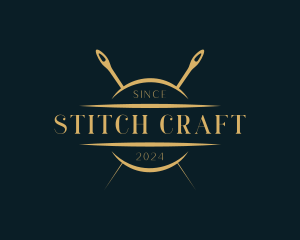 Sewing Needlecraft Tailor logo design