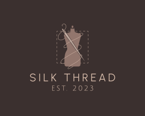 Mannequin Needle Thread logo design