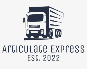 Express Service Truck logo design