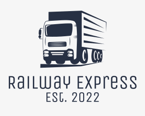 Express Service Truck logo design