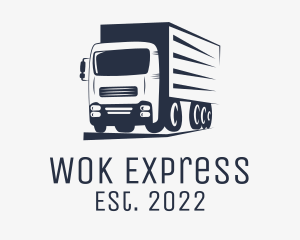 Express Service Truck logo design