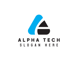 Startup Tech Letter A  logo design