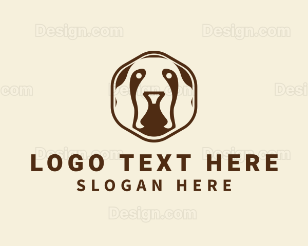 Bassett Hound Dog Logo