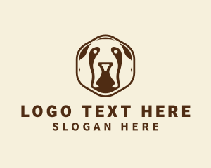 Bassett Hound Dog Logo