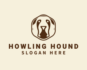 Bassett Hound Dog logo design