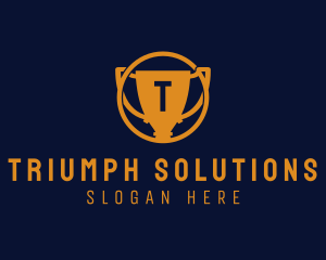 Trophy Cup Championship Sports logo design