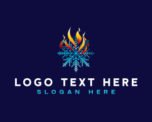 Snowflake Fire Temperature logo