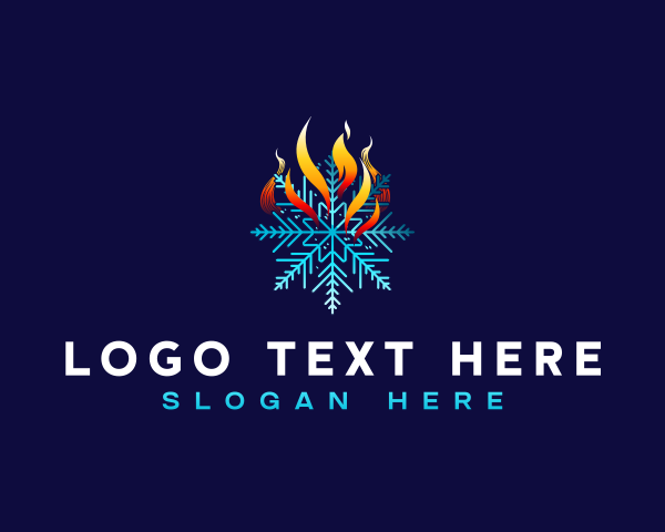 Snowflake Fire Temperature logo