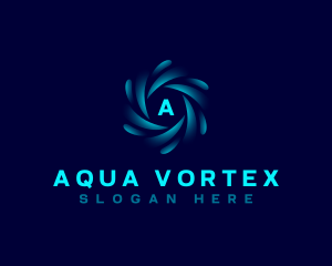 HVAC Tech Vortex logo design