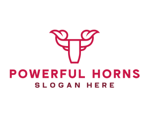 Buffalo Bull Horn logo design