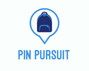 Backpack Location Pin  logo
