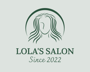 Lady Hairstylist Salon logo design