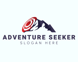 Mountain Target Adventure logo design