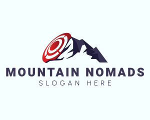 Mountain Target Adventure logo design