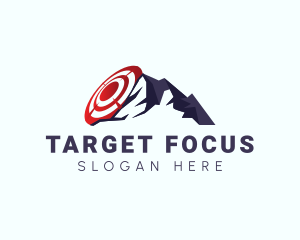 Mountain Target Adventure logo design