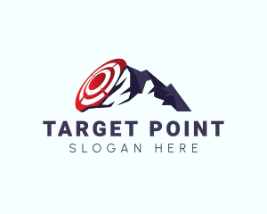 Mountain Target Adventure logo design