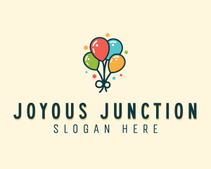 Balloon Party Celebration logo