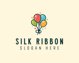 Balloon Party Celebration logo design