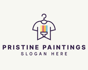 Tee Shirt Painting logo design