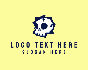 Rpg - Spooky Skull Halloween logo design