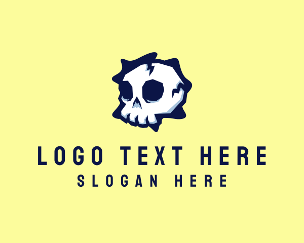 Skeleton logo example 1