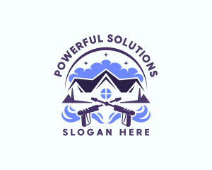 Pressure Washer Maintenance logo design