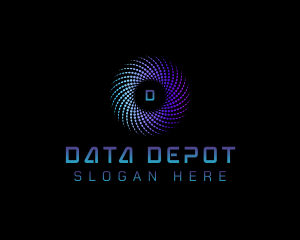 Swirl Data Tech logo design