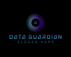 Swirl Data Tech logo design