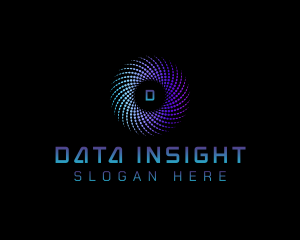 Swirl Data Tech logo design