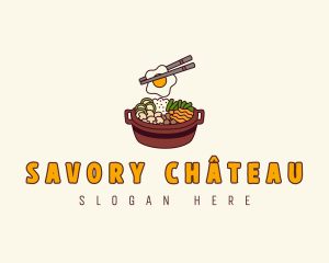 Asian Culinary Bowl logo design