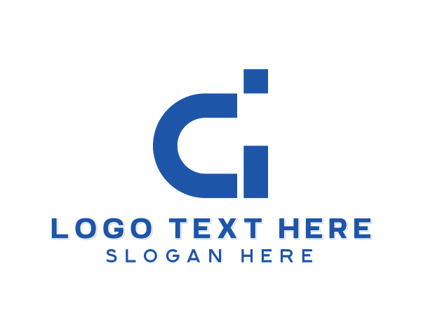 Letter Ci logo example 3