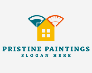 House Decor Painting logo design