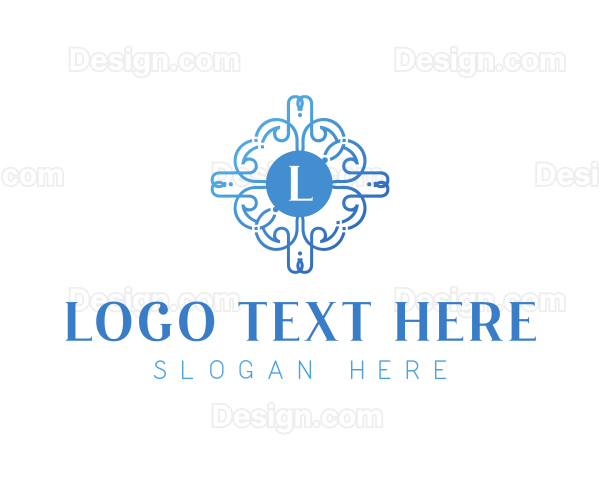 Elegant Beauty Wreath Logo