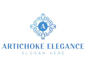 Elegant Beauty Wreath logo design