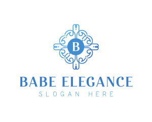 Elegant Beauty Wreath logo design