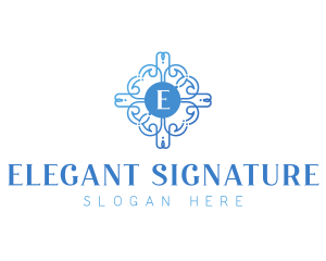 Elegant Beauty Wreath logo design