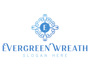 Elegant Beauty Wreath logo design