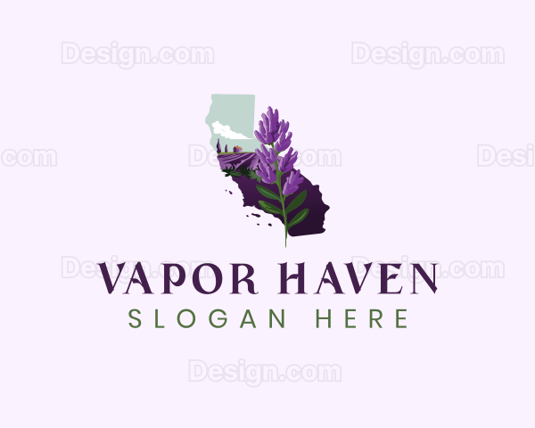 California Botanical Lavender Logo