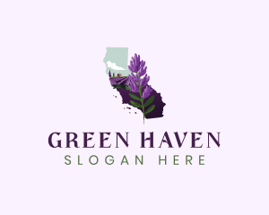 California Botanical Lavender  logo design