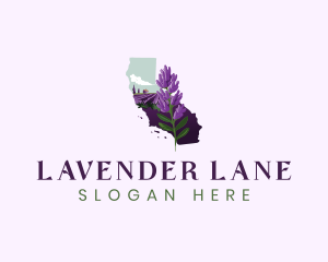 California Botanical Lavender  logo design