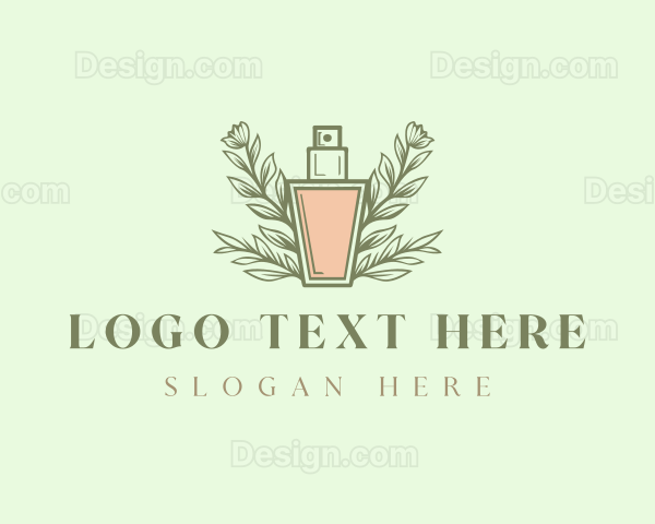 Cosmetic Floral Perfume Logo