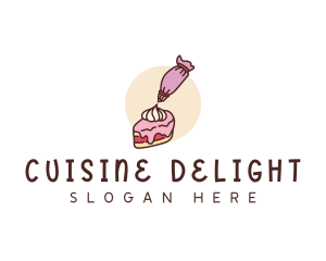 Piping Bag Cake logo design