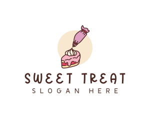 Piping Bag Cake logo design