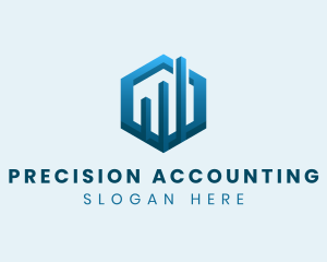 Finance Accounting Graph logo design