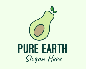 Organic Avocado Fruit logo