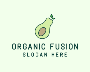 Organic Avocado Fruit logo