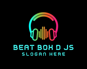 Music Headphone DJ Logo