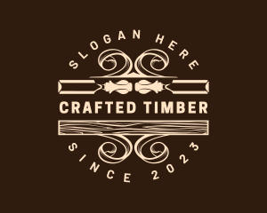 Chisel Woodwork Furnishing logo design