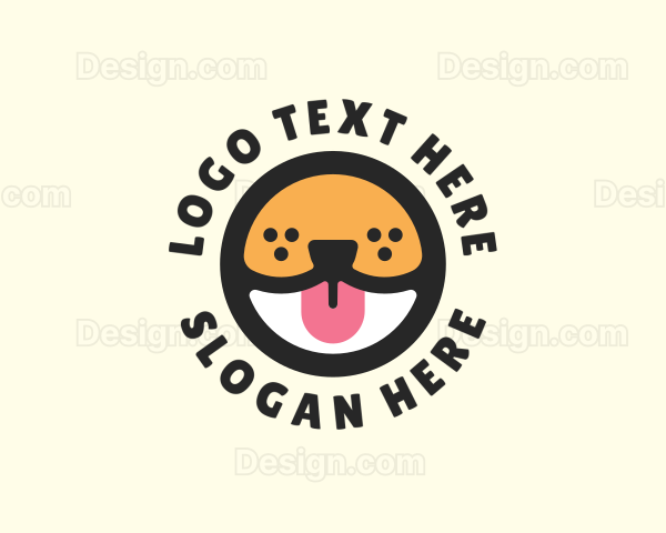 Puppy Dog Tongue Logo